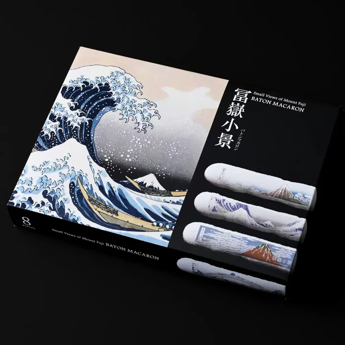 冨嶽小景 巴頓馬卡龍禮盒 用甜點品味葛飾北齋的藝術｜浮世繪 × 馬卡龍 × 日本限定甜點