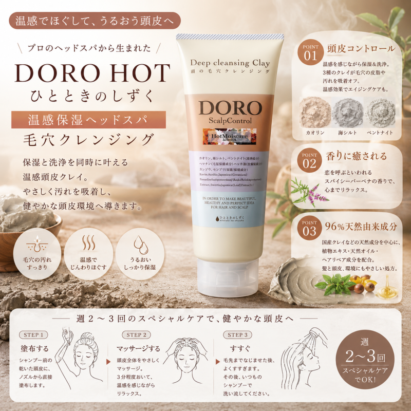 日本沙龍專業護髮品DORO HOT