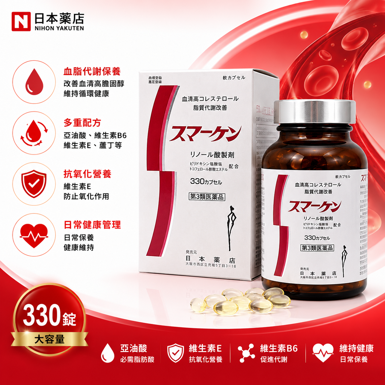 【日本代購】藥王製藥 痛寶精 ツウホウセイ 300粒｜固樂沙敏＋軟骨素＋膠原蛋白