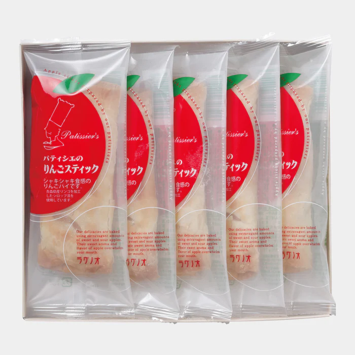 青森限定 パティシエのりんごスティック｜青森縣產蘋果職人烘焙蘋果派（5本入）