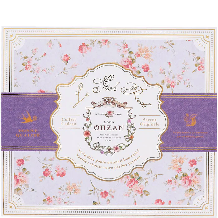 CAFE OHZAN】東京人氣巧克力棒棒法國麵包脆餅 奢華可可風｜5入／10入 禮盒任選