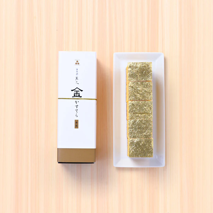 【金澤萬久】金箔長崎蛋糕