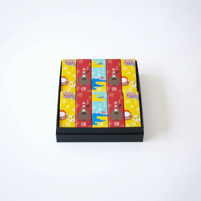 🎍【森八 迎春限定・小型羊羹 粋｜10入】加賀百年和菓子名店 × 新年祝福禮盒｜黑羊羹・黑小倉・白羊羹 三種風味一次收藏！