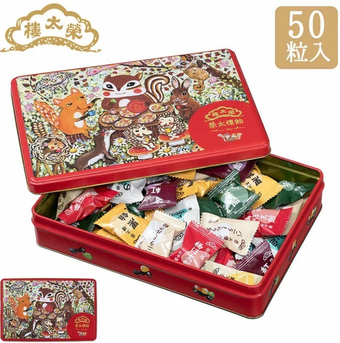 日本榮太樓飴×藤岡ちさ限定聯名禮盒｜經典日式手工糖果×可愛插畫設計｜送禮推薦