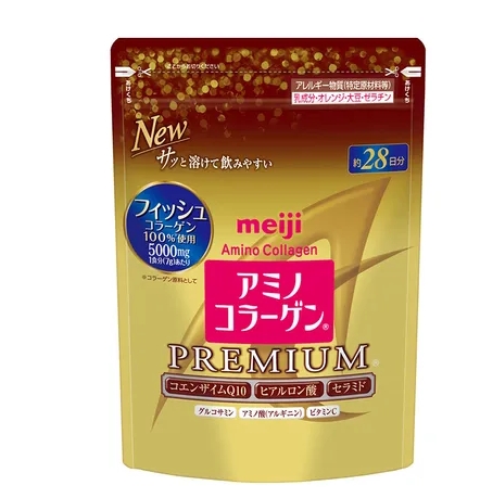 【日本代購】明治meiji 膠原蛋白粉 粉璀璨金 營養補充品 28天份