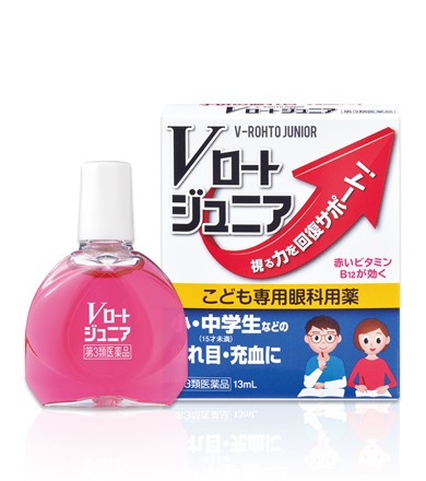 【日本代購】樂敦 V Rohto Junior 兒童專用 養潤眼藥水 13mL